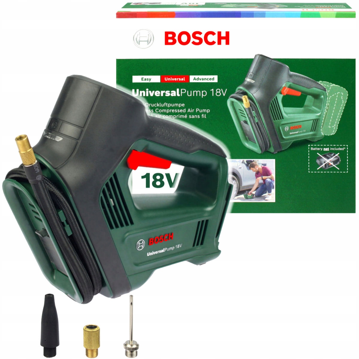 Elektrické čerpadlo Bosch UniversalPump 18V, odtiene zelenej